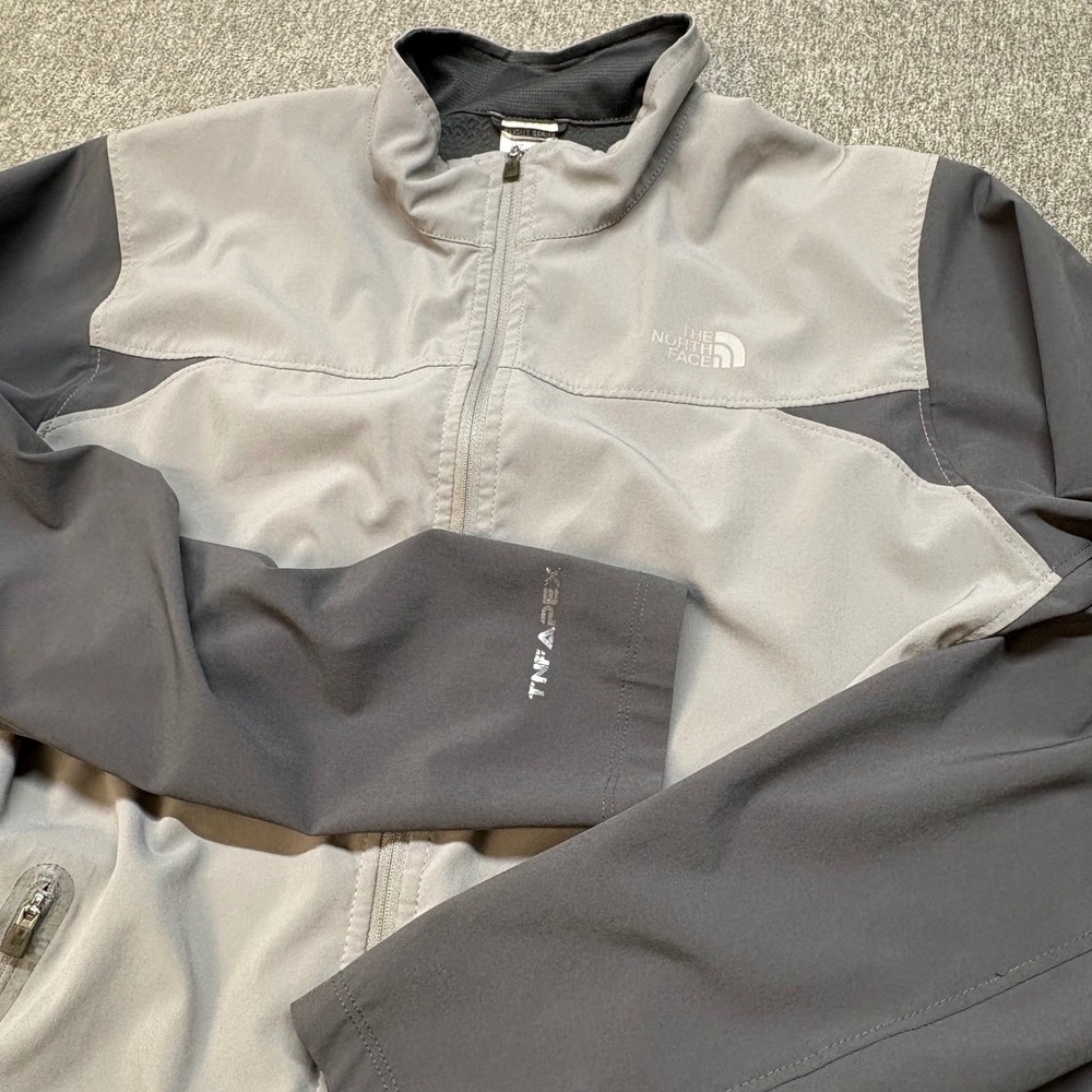 The‎ North Face TNF Apex Men's M Grey Windbreaker Jacket Lightweight